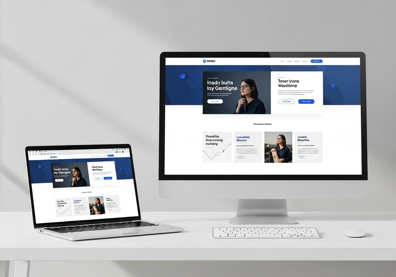 Service strategy board for website, SEO, and growth initiatives
